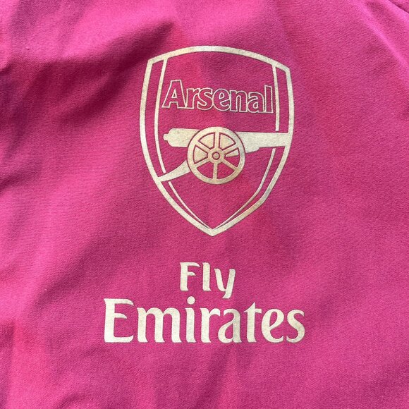 ARSENAL FC PUMA RED RAIN COAT (WHIT FOLDABLE HOOD) SIZE M - Picture 5 of 5